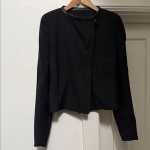 Hermes Deep Grey Women's Blazer - Cora Christophe Lemaire